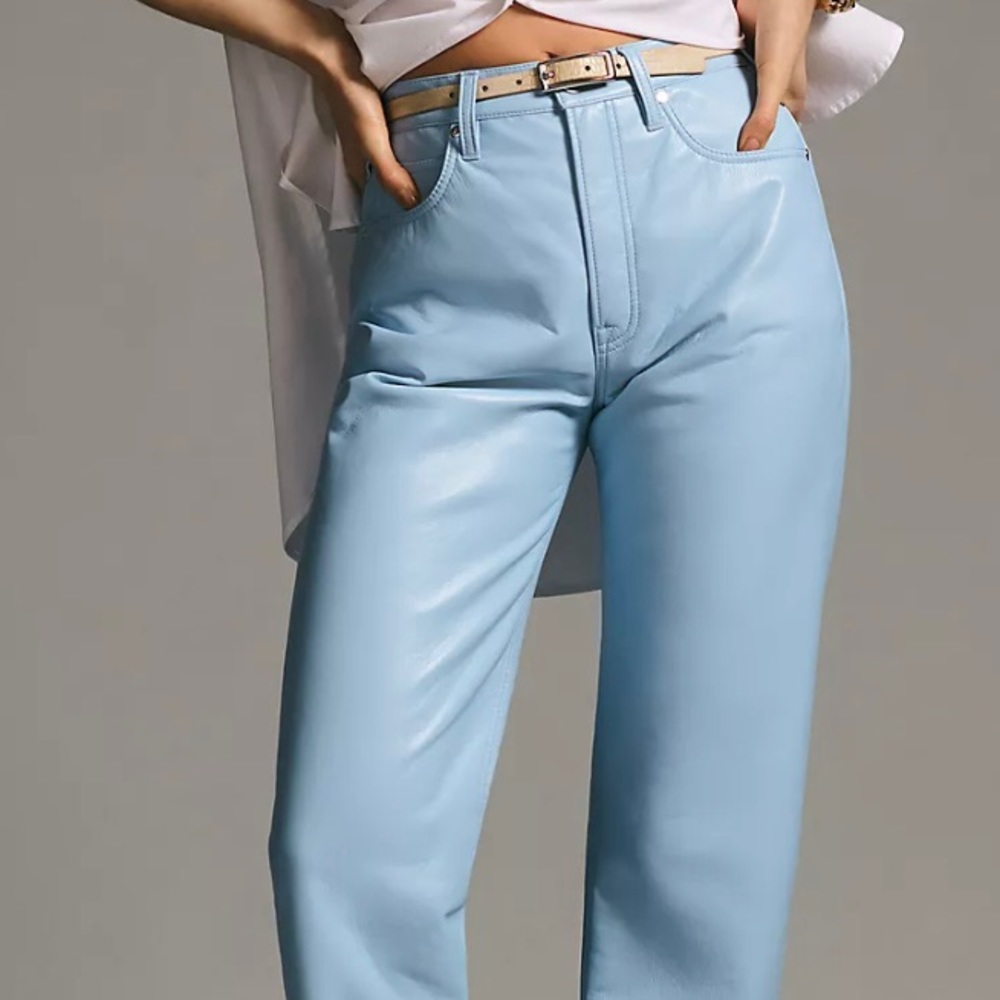 NWT - Frame Leather jeans.  Sold Out online